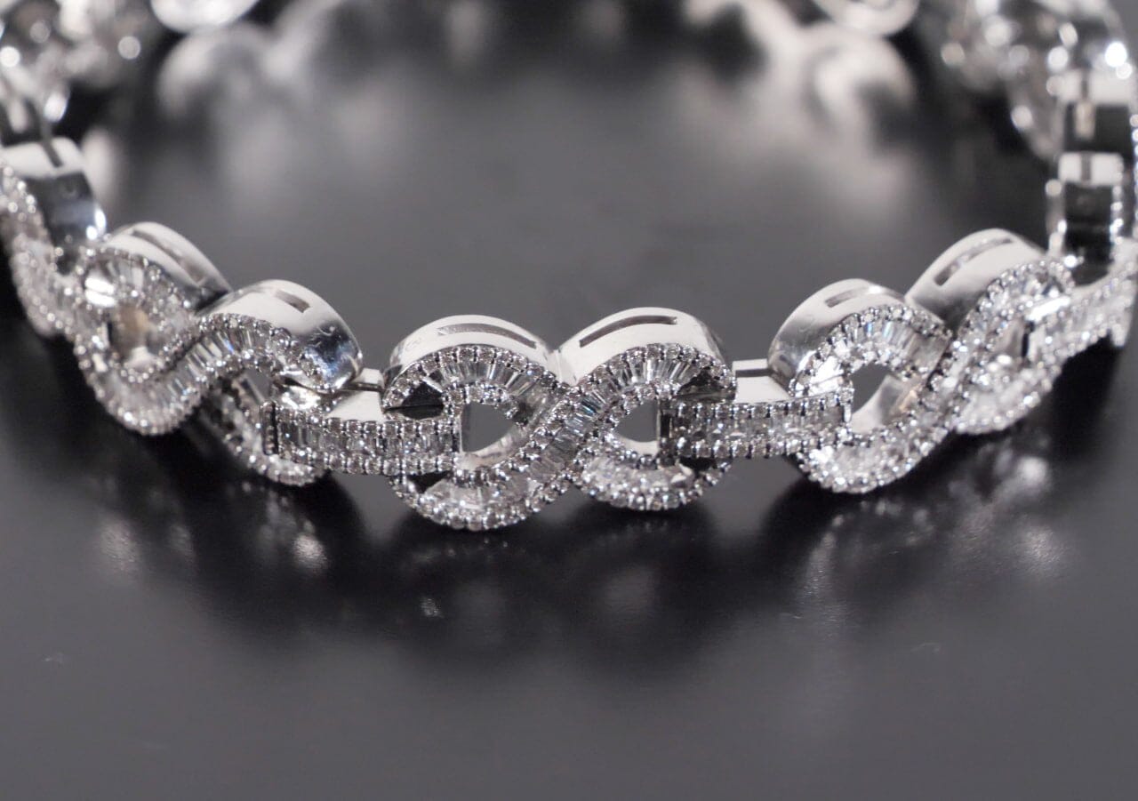8.00ct Diamond Infinity Link Bracelet Bracelets Xclusive Diamonds 