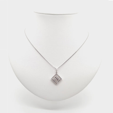 0.92ct Illusion Diamond Necklace Xclusive Diamonds 