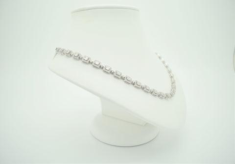 6.70ct Diamond Link Necklace Xclusive Diamonds 