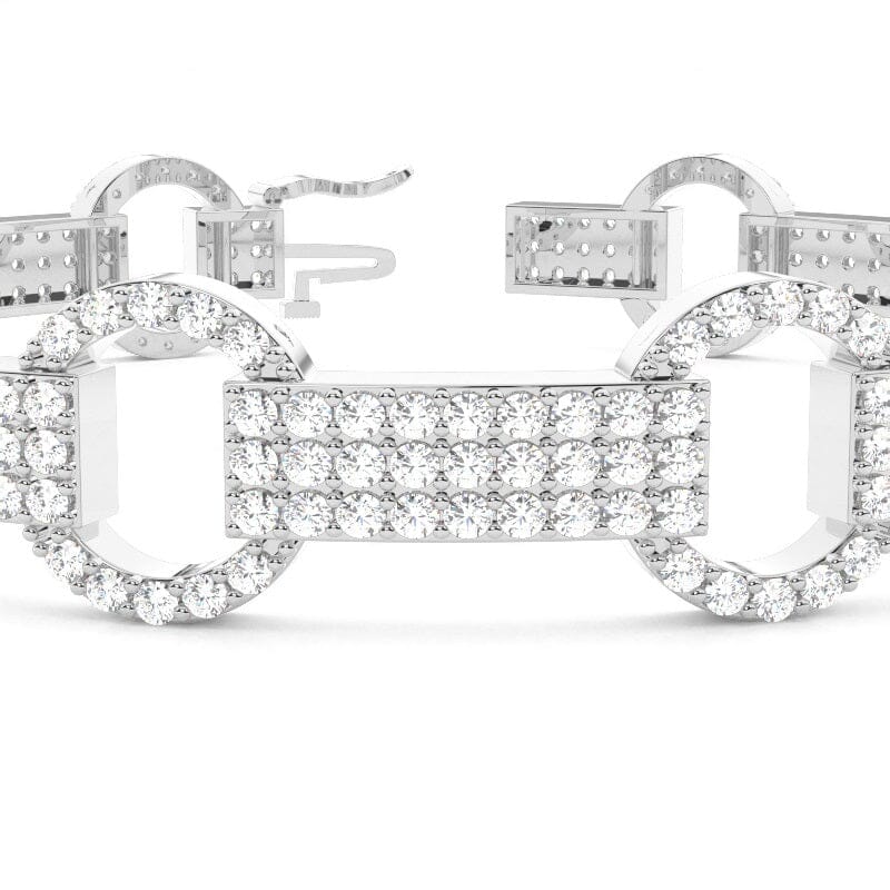 Prong Set Designer Diamond Bracelet Xclusive Diamonds 
