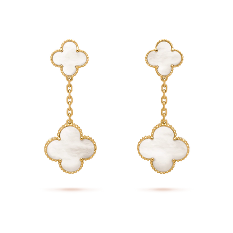 Alhambra Drop Earrings - Mother of Pearl Xclusive Diamonds 