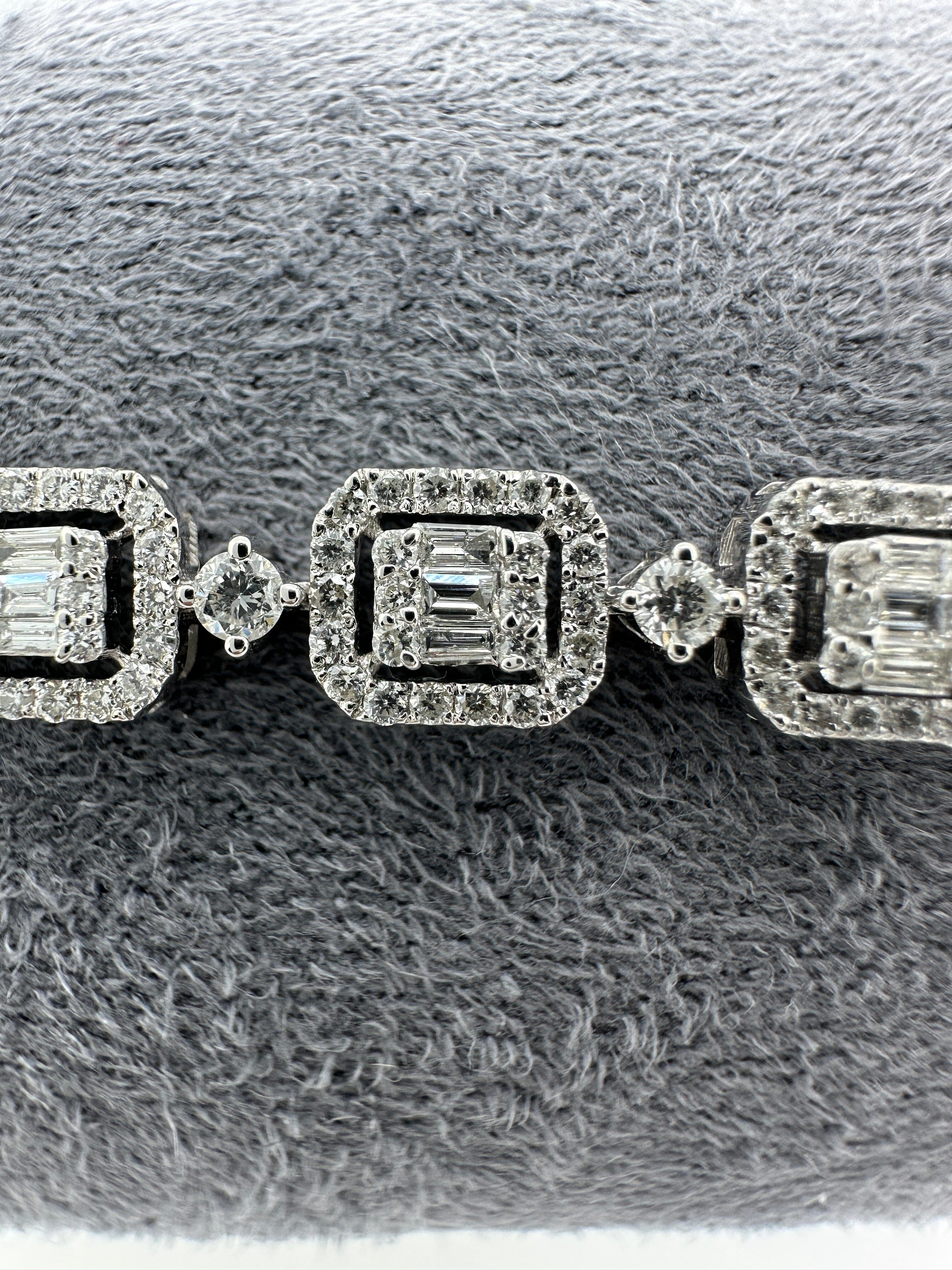 3.80ct Diamond Link Bracelet Xclusive Diamonds 