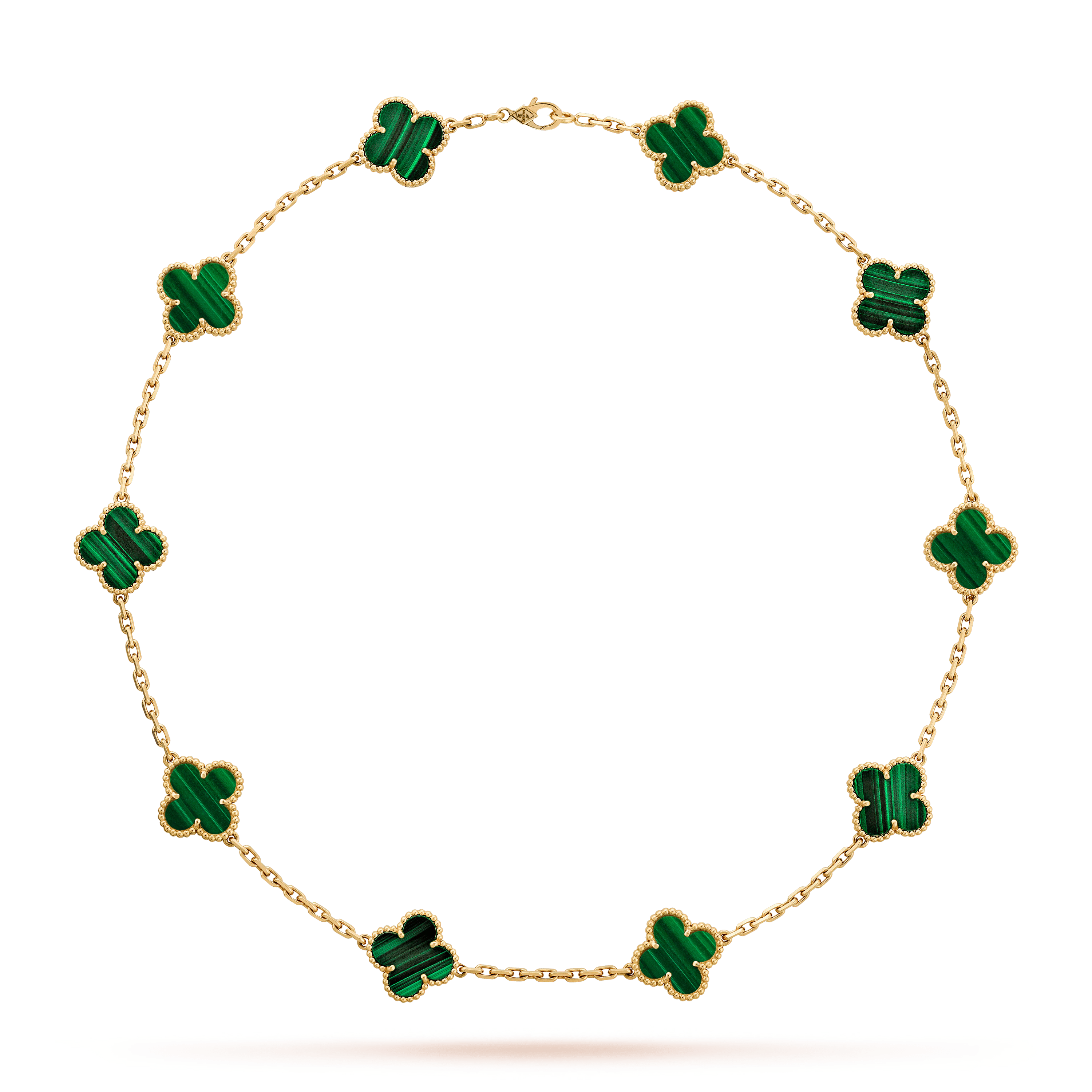 Alhambra Necklace - Malachite Xclusive Diamonds 