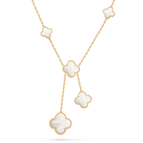 Alhambra Necklace - 6 Motif - Mother of Pearl Xclusive Diamonds 