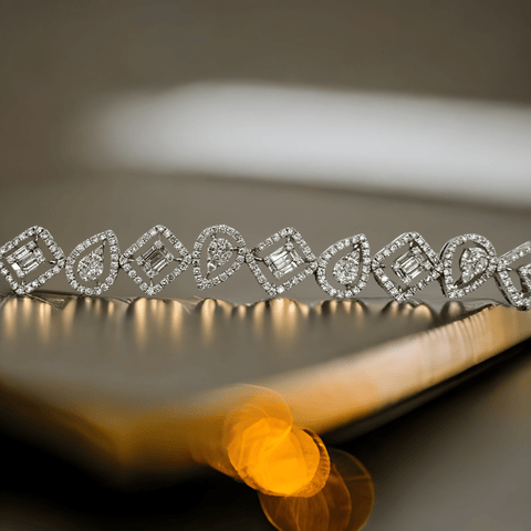 6.50ct Prong Set Illusion Diamond Bracelet Xclusive Diamonds 