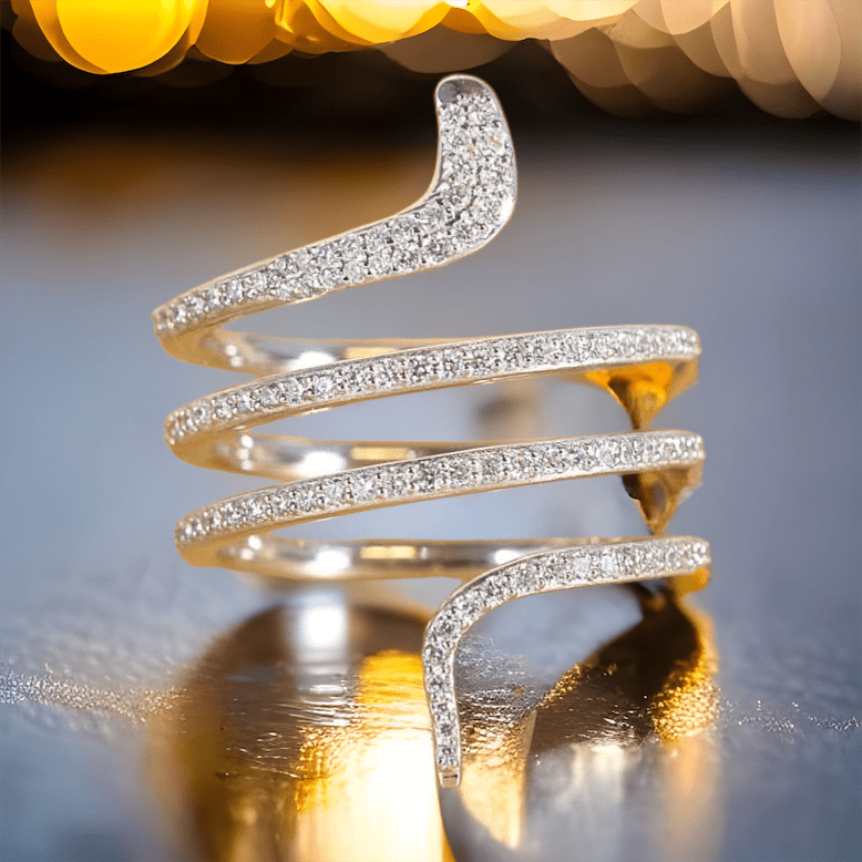 Twist of Fate Diamond Ring Jewelry Xclusive Diamonds 