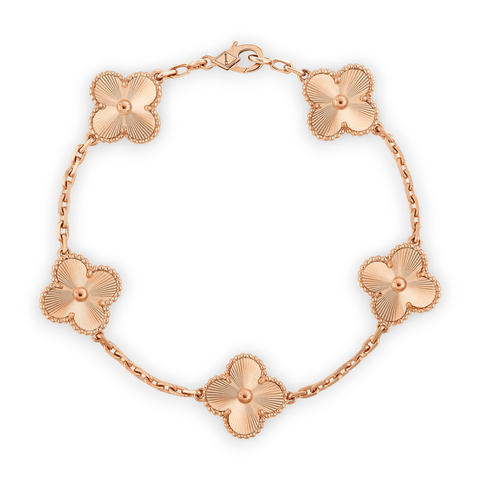 Alhambra Bracelet - Gold Xclusive Diamonds 18K Rose Gold 