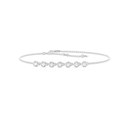 Full Bezel Set Diamond Bracelet Xclusive Diamonds 