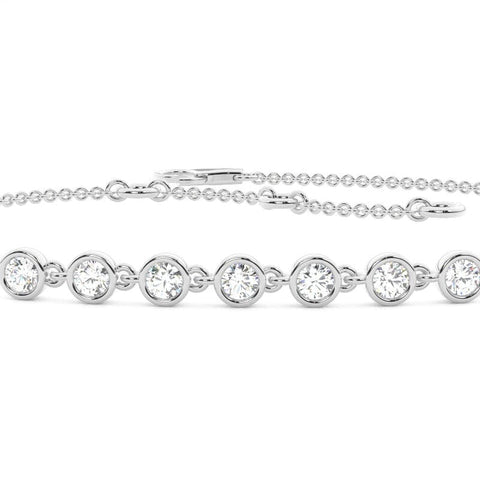 Full Bezel Set Diamond Bracelet Xclusive Diamonds 