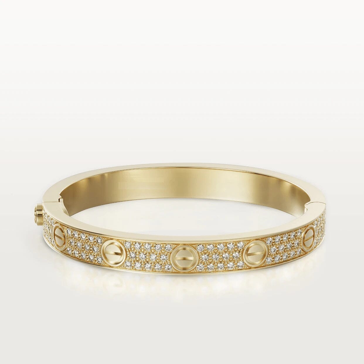 LΘve Bangle Diamond Paved Xclusive Diamonds 