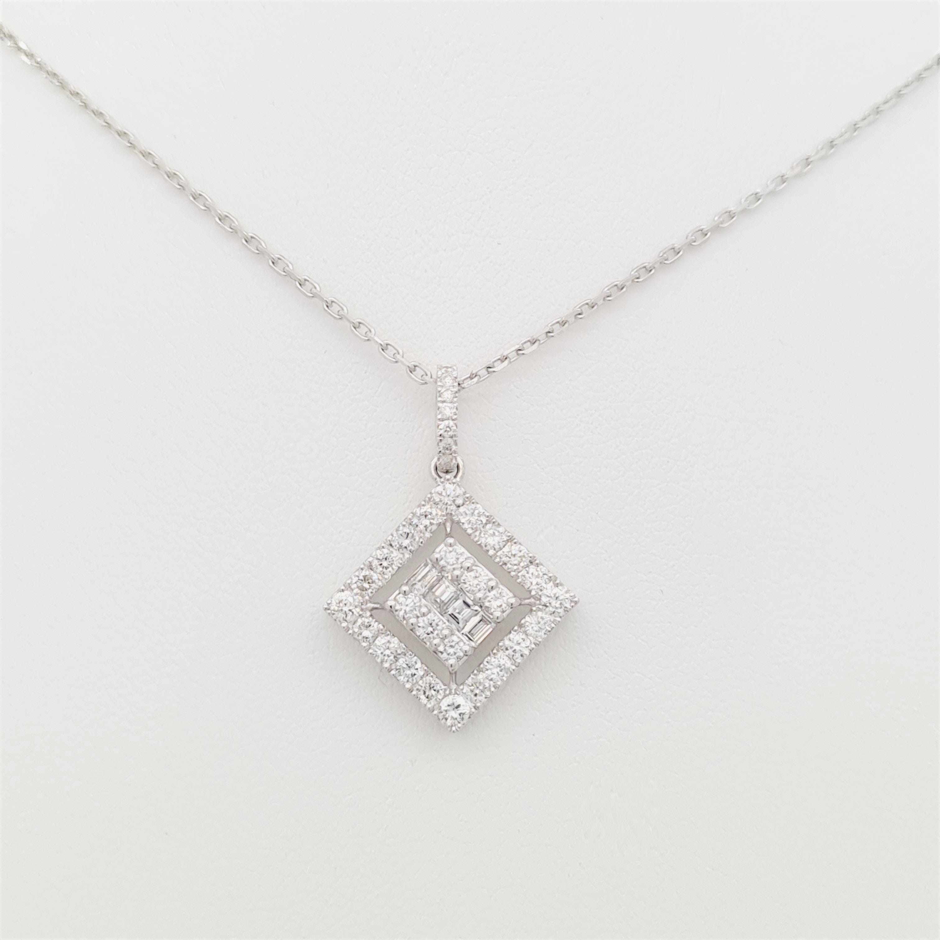 0.92ct Illusion Diamond Necklace Xclusive Diamonds 