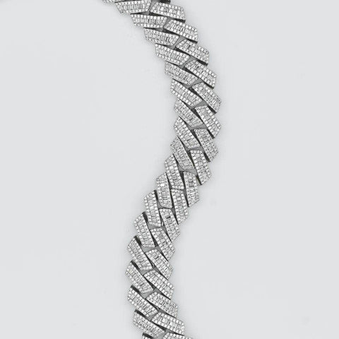 23mm Diamond Set Cuban Chain (24") Xclusive Diamonds 