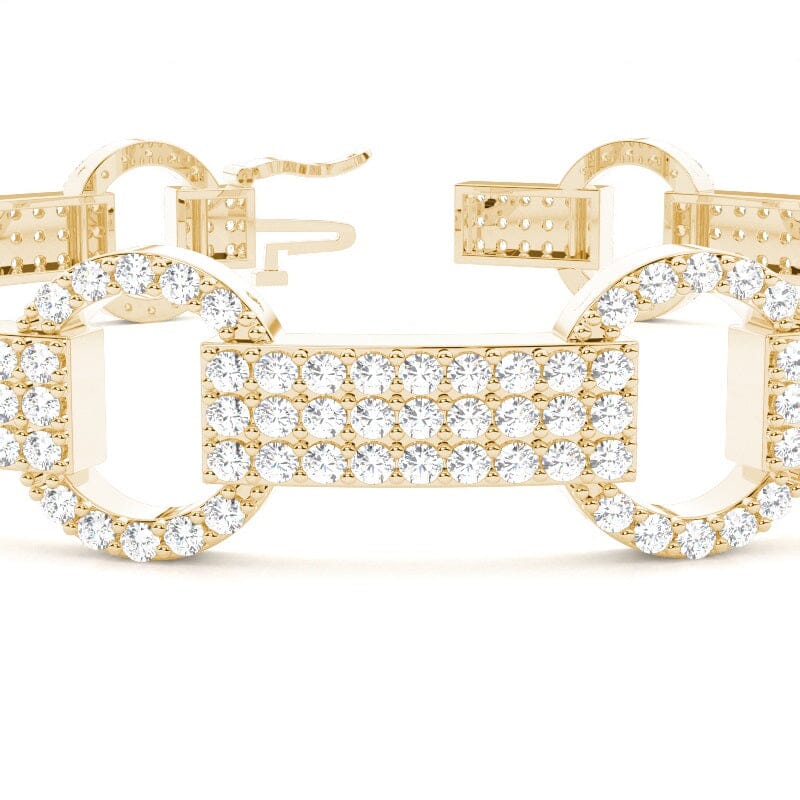 Prong Set Designer Diamond Bracelet Xclusive Diamonds 