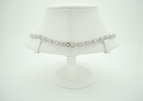 6.70ct Diamond Link Necklace Xclusive Diamonds 