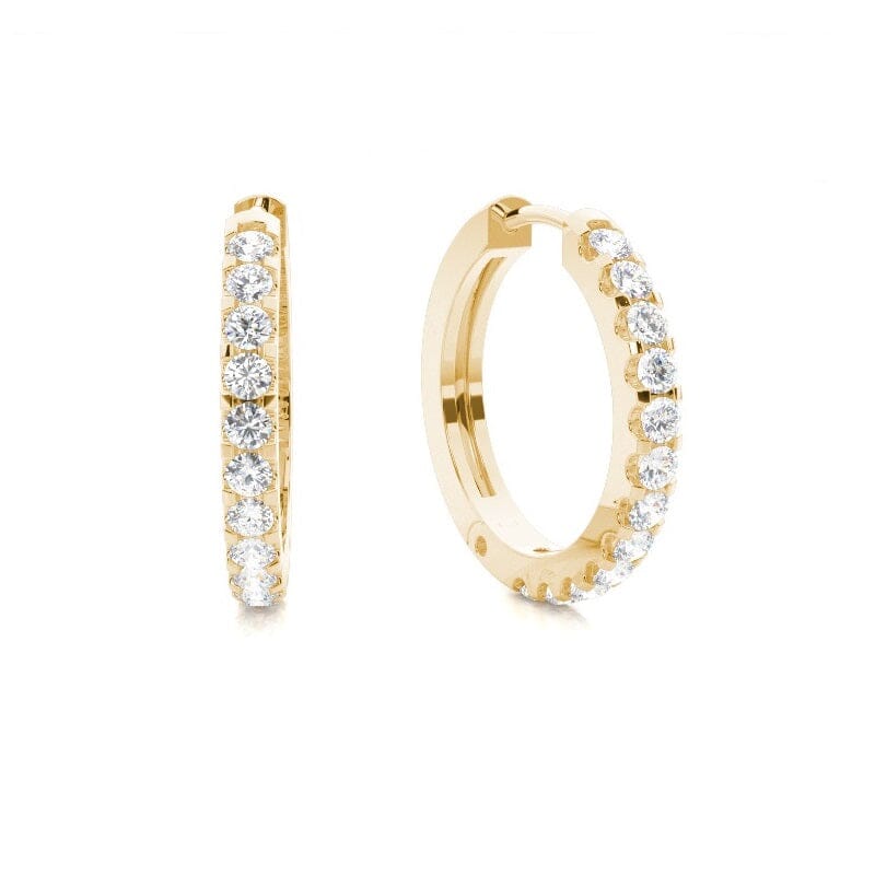 0.50ct Diamond Hoop Earrings Earrings Xclusive Diamonds 