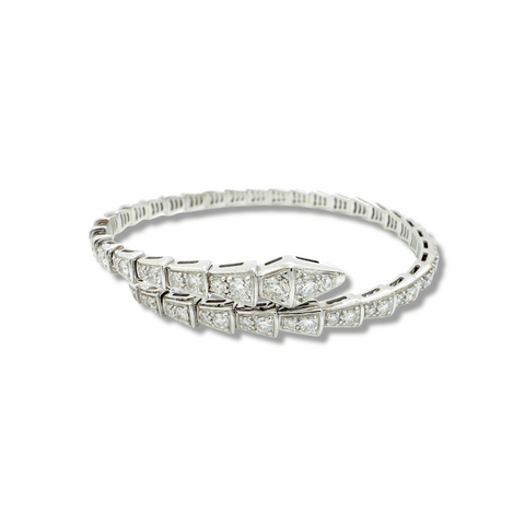 3.50ct Serpenti Diamond Bangle Xclusive Diamonds 