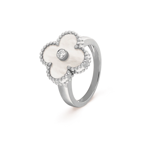 Alhambra Ring - Mother of Pearl & Diamond Xclusive Diamonds 