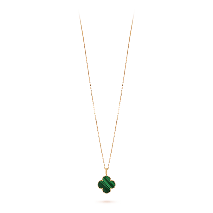 Alhambra Pendant - Malachite Xclusive Diamonds 