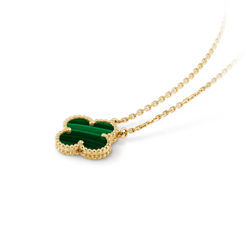 Alhambra Pendant - Malachite Xclusive Diamonds 