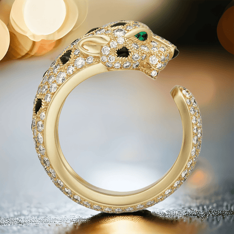 Panthère Diamond Ring Jewelry Xclusive Diamonds 