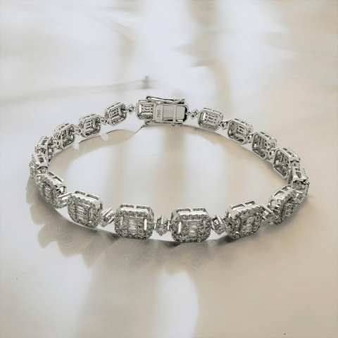 3.80ct Diamond Link Bracelet Xclusive Diamonds 