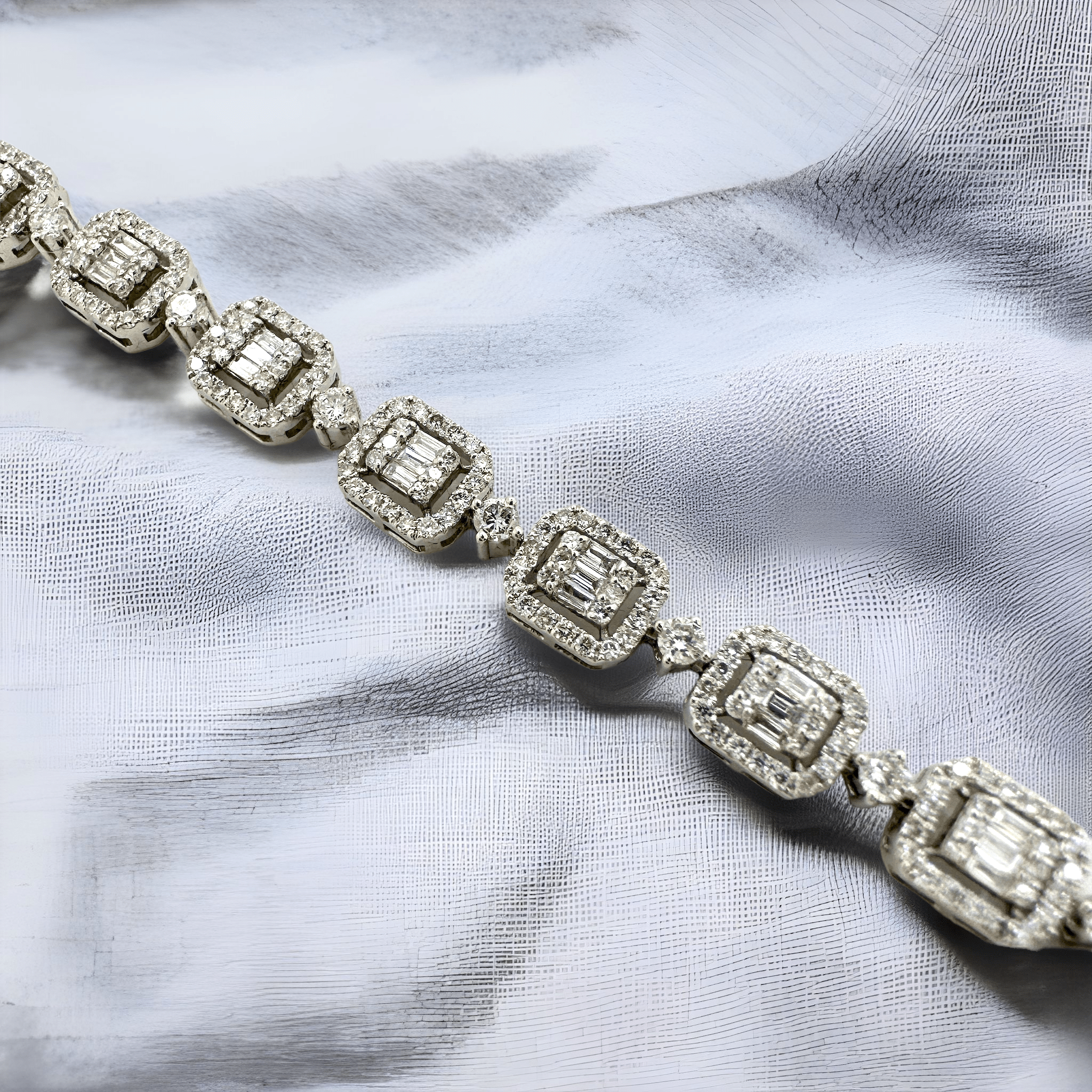 3.80ct Diamond Link Bracelet Xclusive Diamonds 