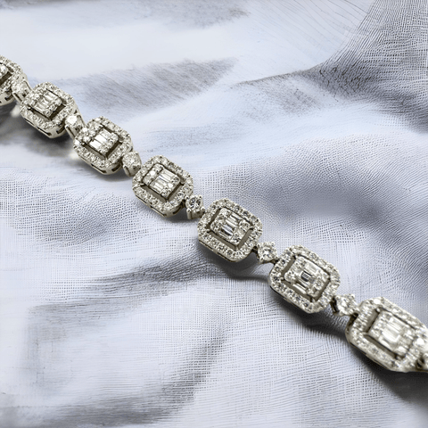 3.80ct Diamond Link Bracelet Xclusive Diamonds 