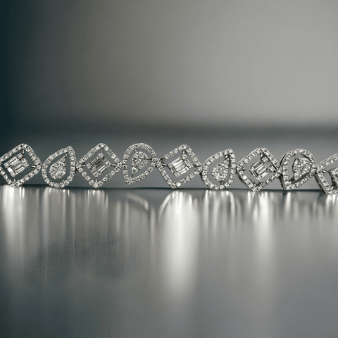 6.50ct Prong Set Illusion Diamond Bracelet Xclusive Diamonds 