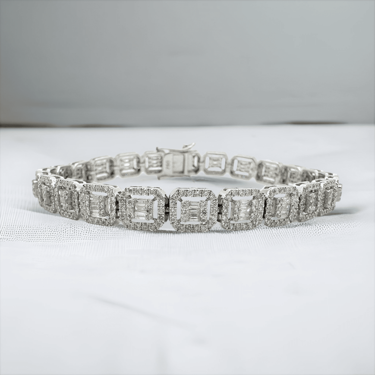 3.50ct Diamond Link Bracelet Xclusive Diamonds 