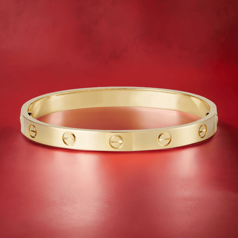 LΘve Bangle Xclusive Diamonds 18K Yellow Gold 17 