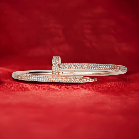 Diamond Nail Bangle (Full Set) Bracelets Xclusive Diamonds 