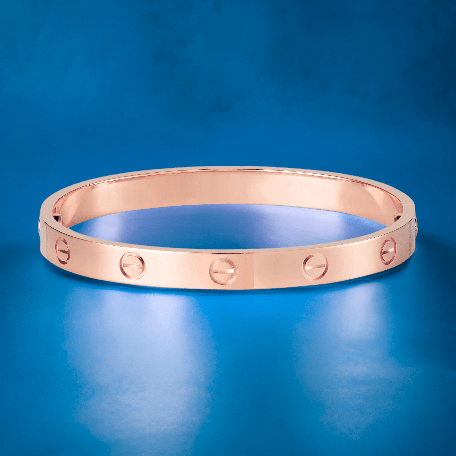 LΘve Bangle Xclusive Diamonds 18K Rose Gold 17 